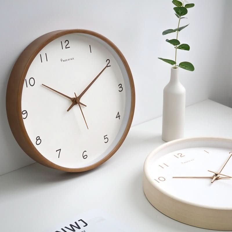 Skorter | Analog Wood Wall Clock with Silent Movement