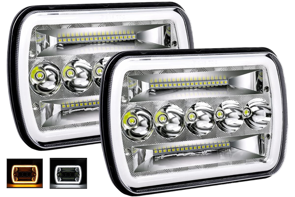 Skorter | Headlights Sealed Hi/Lo Beam Fit for Hilux Truck