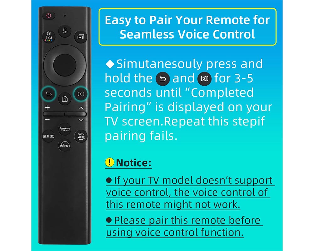 Skorter | Solar Samsung Durable TV Remote