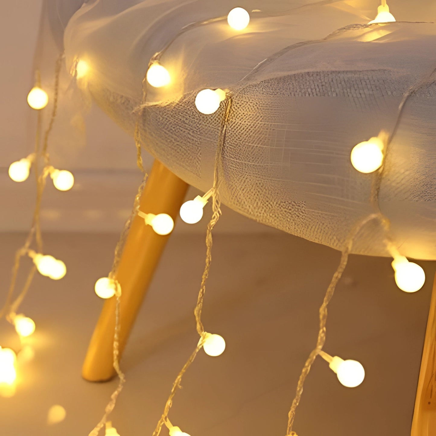 Skorter | Warm White Battery LED String Lights - Cozy Indoor Bedroom Decoration