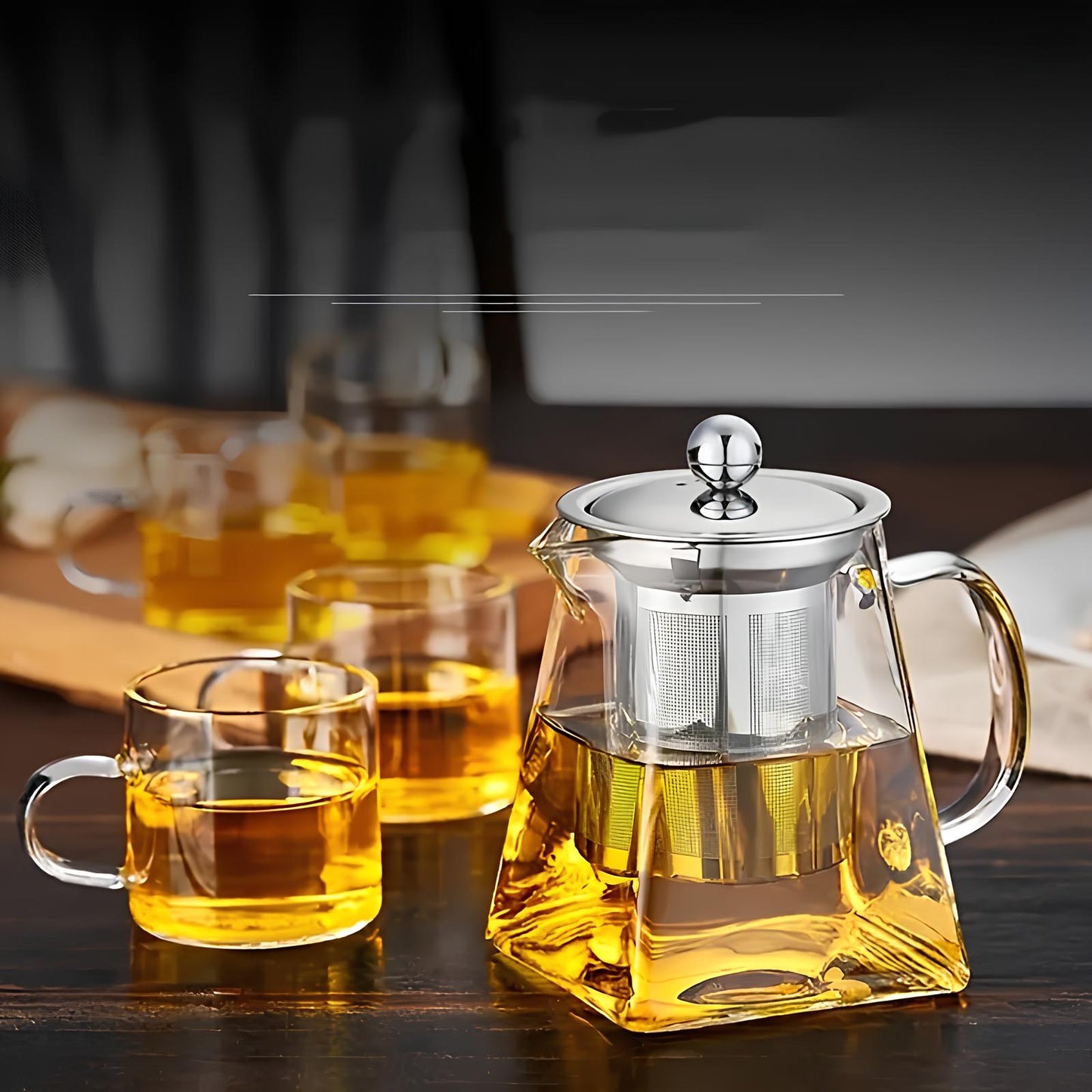 Skorter infuser in borosilicate glass