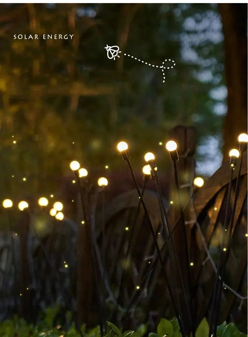 Skorter | LumiFire - Sun hail lamp with firefly effect – Triangular LED outdoor lighting