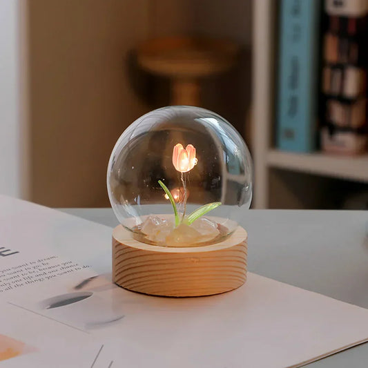 Skorter | GlowTulip - LED Table Lamp – Elegant Decorative Lighting for Bedroom & Living Room