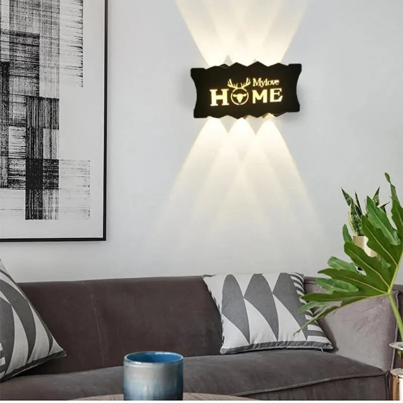 Skorter | LetterLume – Personal LED Wall Lamp with Letters for Living Room & Bedroom