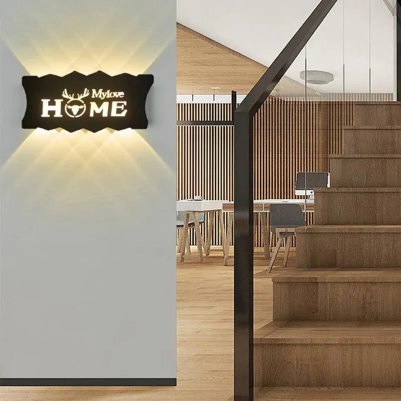 Skorter | LetterLume – Personal LED Wall Lamp with Letters for Living Room & Bedroom