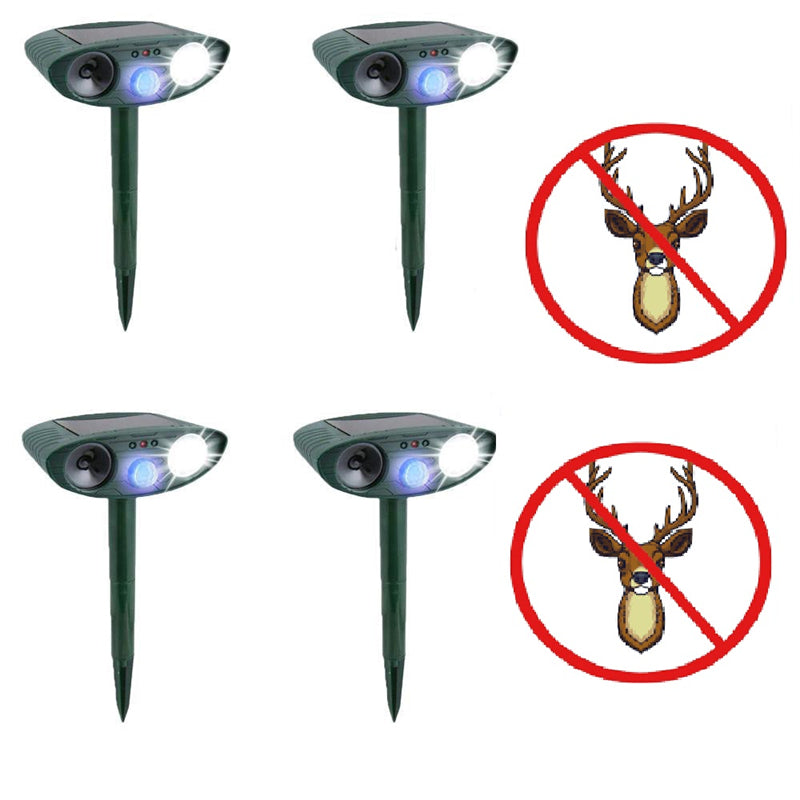 Skorter | Ultrasonic Deer Repeller Solar Powered for Garden Protection