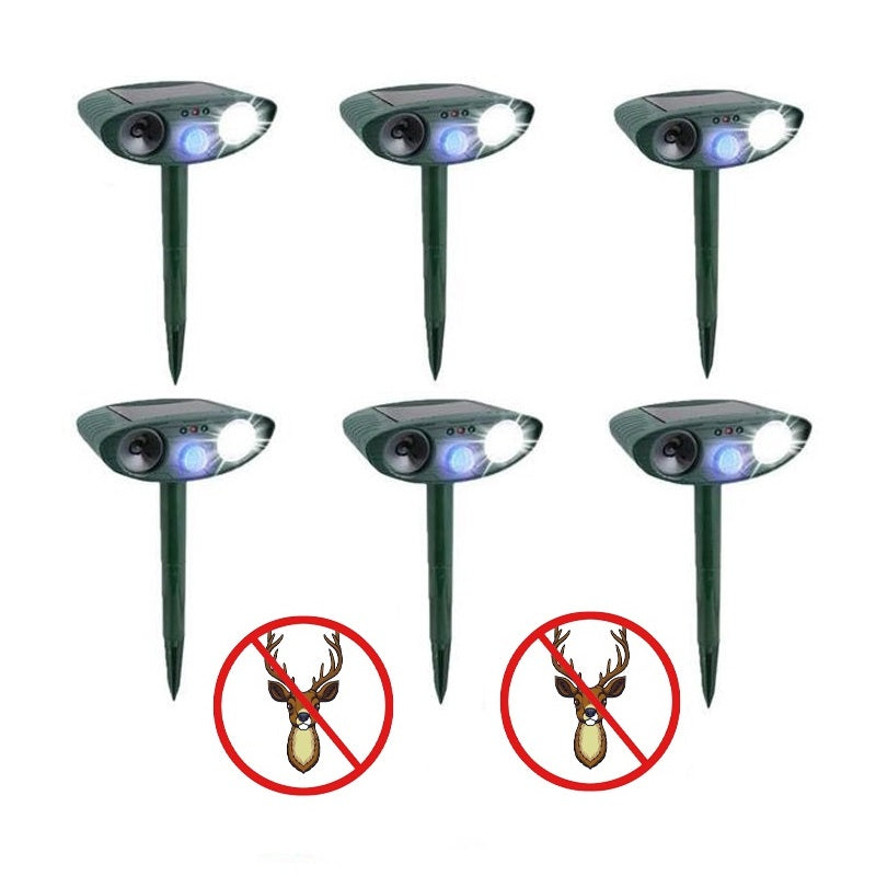Skorter | Ultrasonic Deer Repeller Solar Powered for Garden Protection