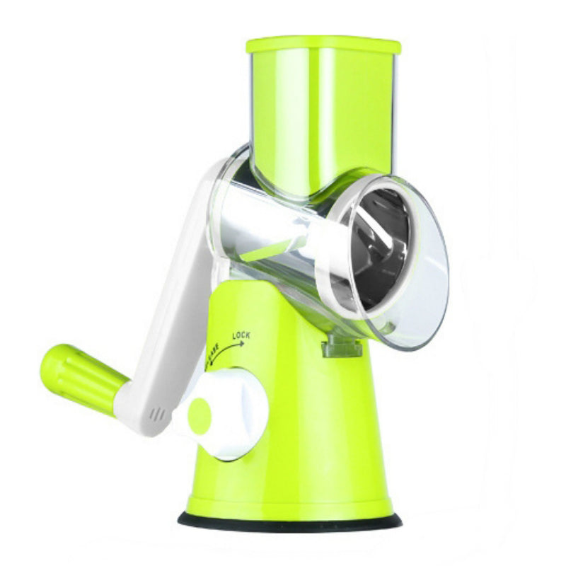 Skorter | 3-in-1 Multifunctional Stainless Steel Rotary Slicer, For Vegetable, Cheese & More