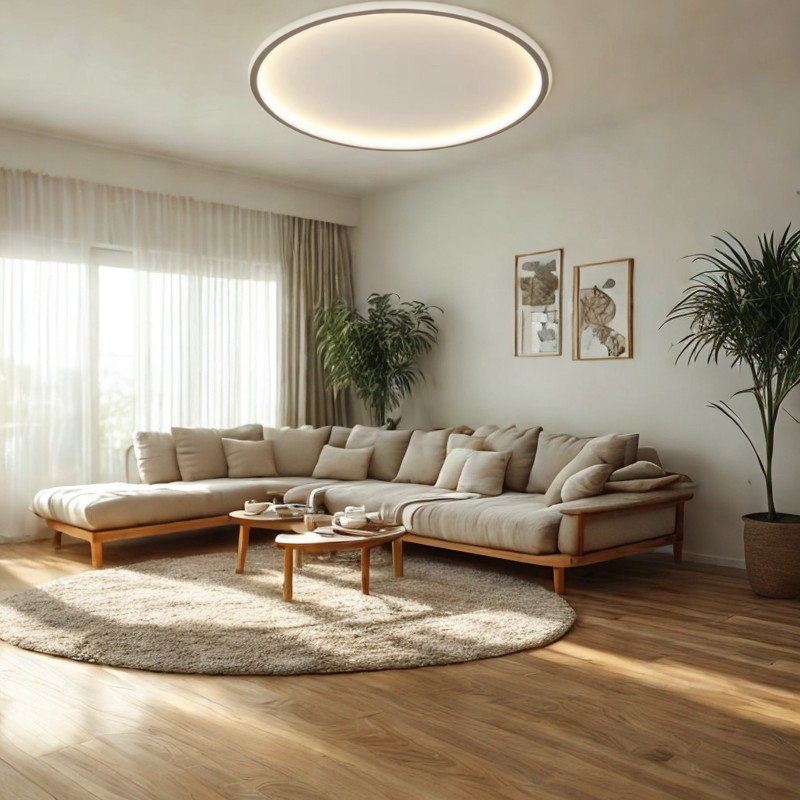 Skorter | GLOWLITH – Scandinavian LED Ceiling Lamp for Modern, Glare-Free Lighting