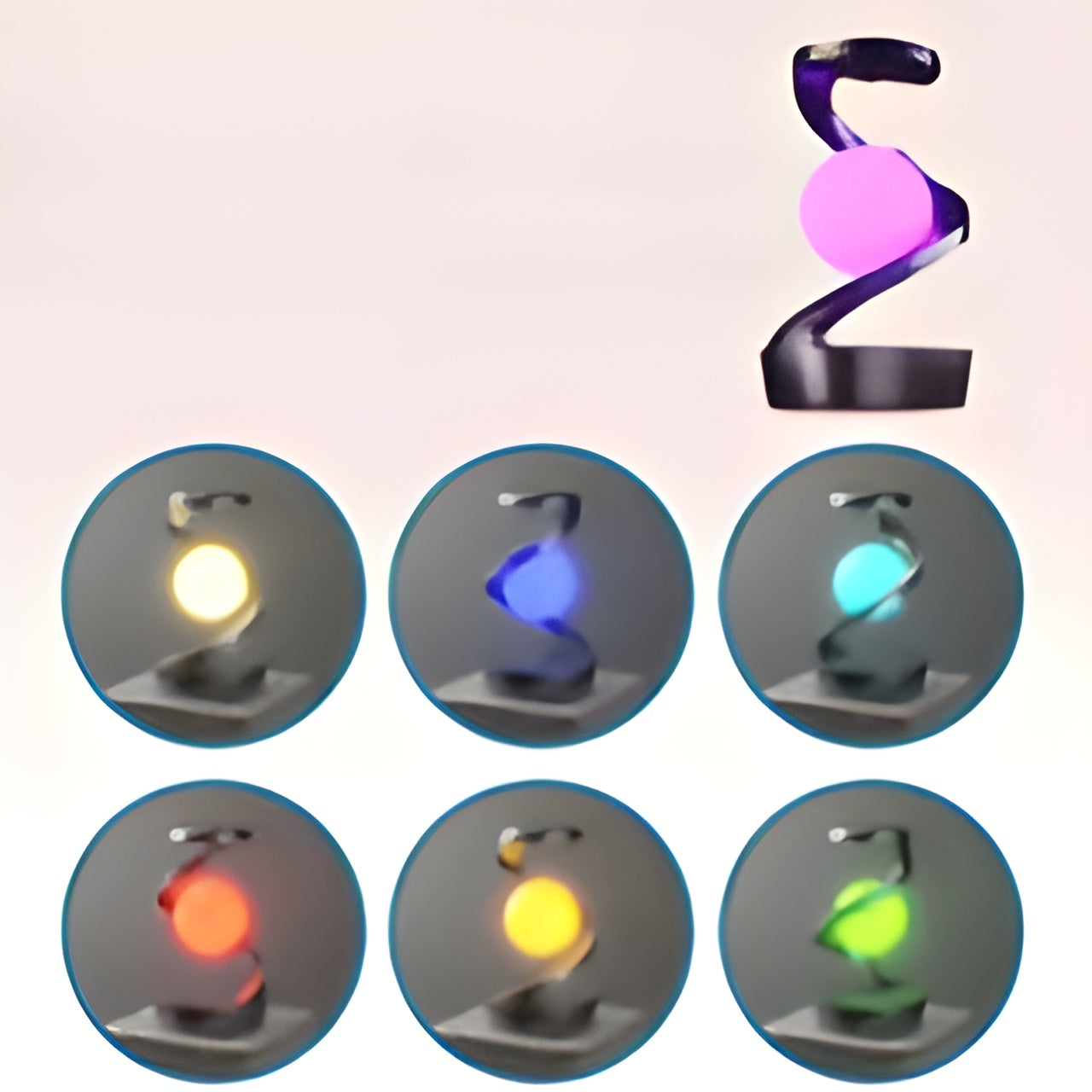 Skorter | Rotating Floating Table Lamp | FloatLight