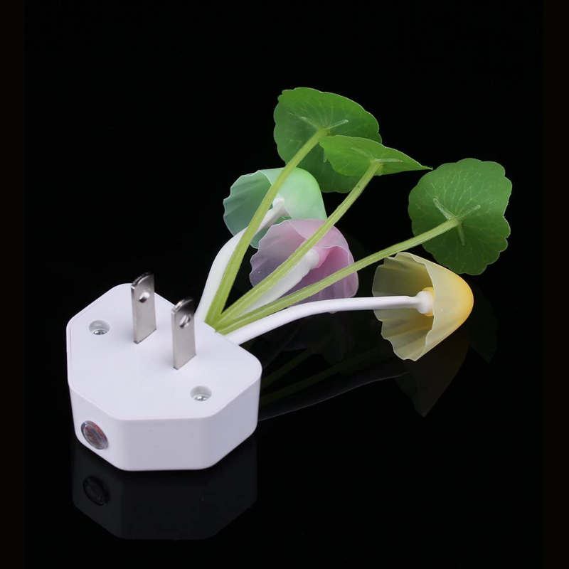 Skorter | Sensor LED Night Light - Colorful Plug-in LED Mushroom Dream Lamp
