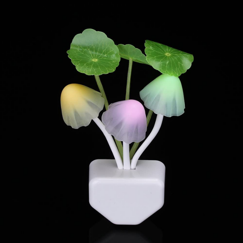 Skorter | Sensor LED Night Light - Colorful Plug-in LED Mushroom Dream Lamp