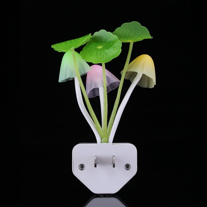 Skorter | Sensor LED Night Light - Colorful Plug-in LED Mushroom Dream Lamp