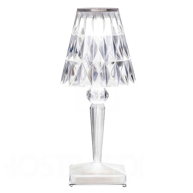 Skorter | CrystalGlow - Dimmable Acrylic Table Lamp with Luxury Light Design for Living Room & Bedroom