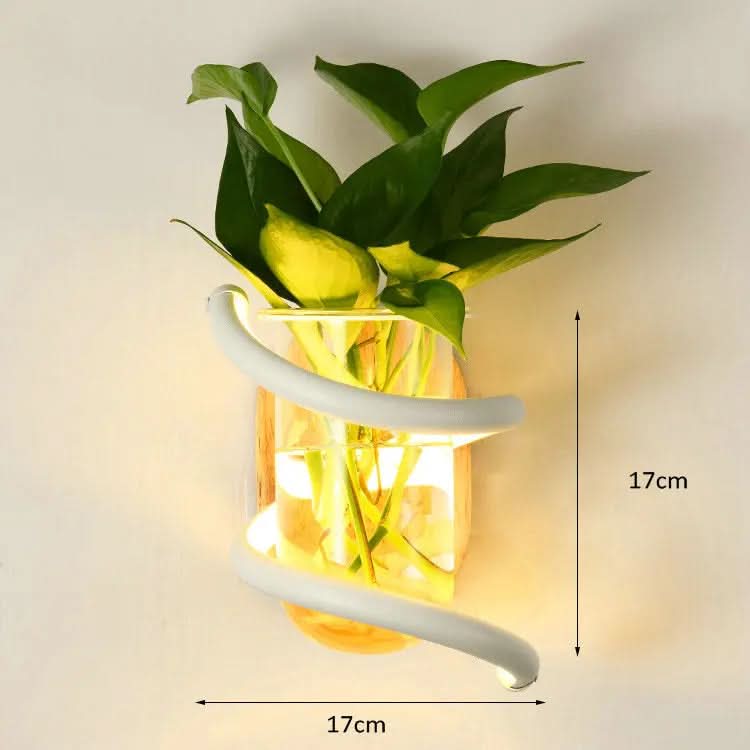 Skorter | Wood LED Wall Lamp for Outdoor Lighting & Flower Decoration