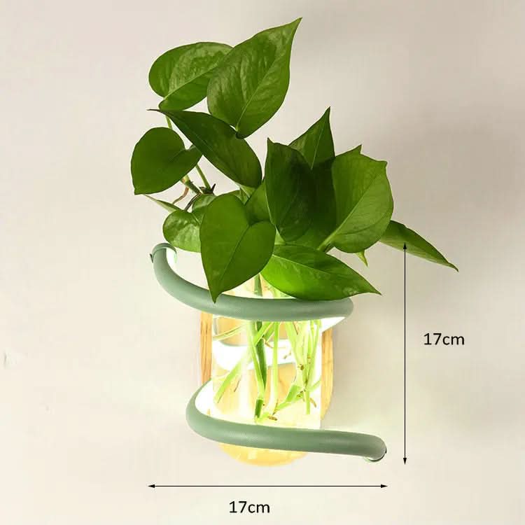 Skorter | Wood LED Wall Lamp for Outdoor Lighting & Flower Decoration
