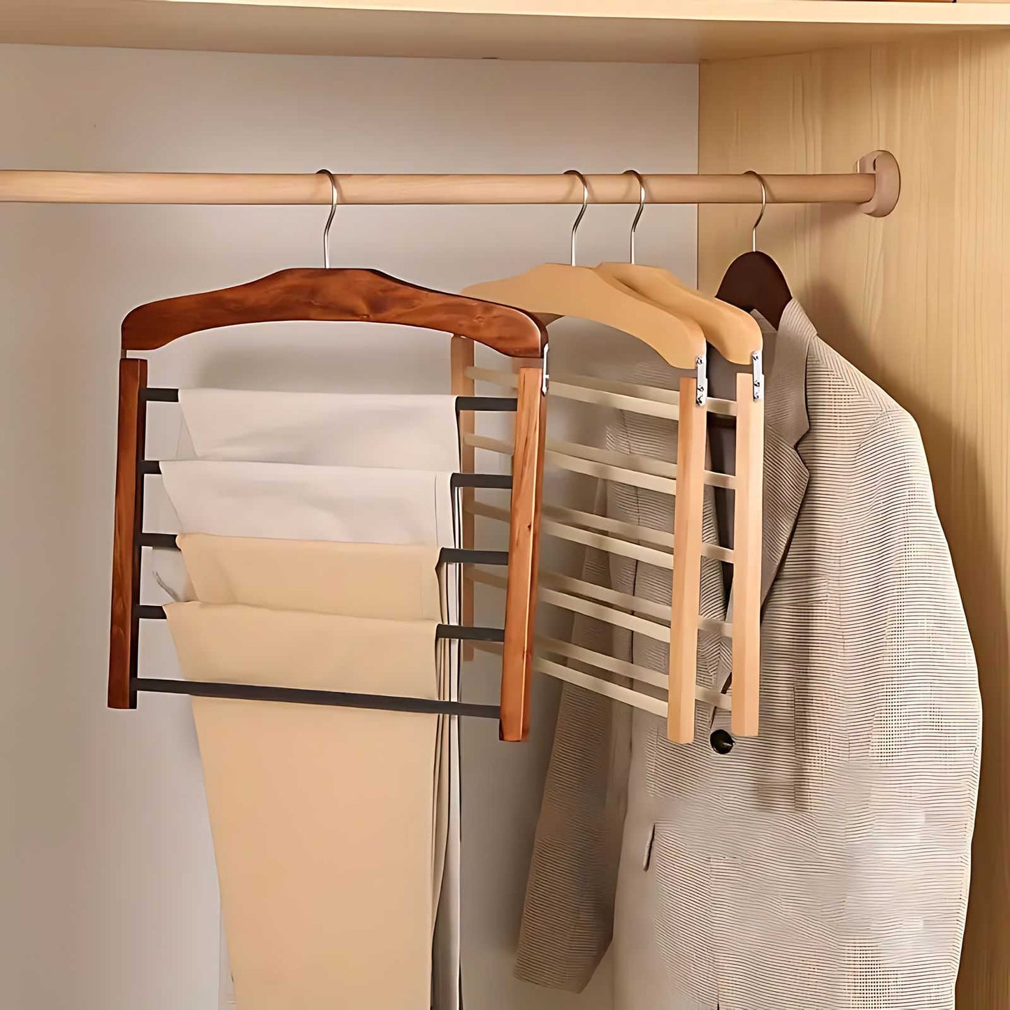 Skorter | Varden Wardrobe Multi-Level Clothes Hanger