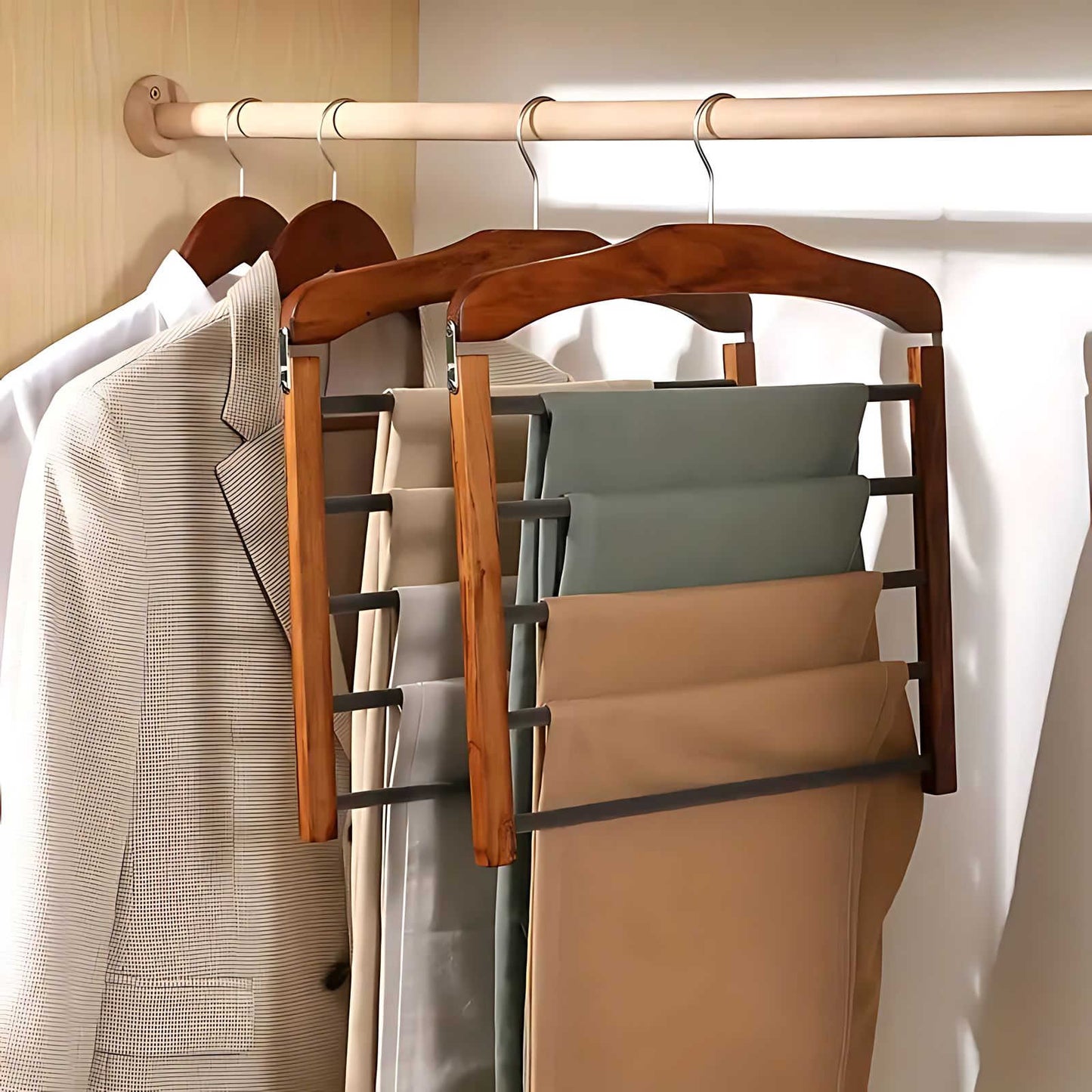 Skorter | Varden Wardrobe Multi-Level Clothes Hanger