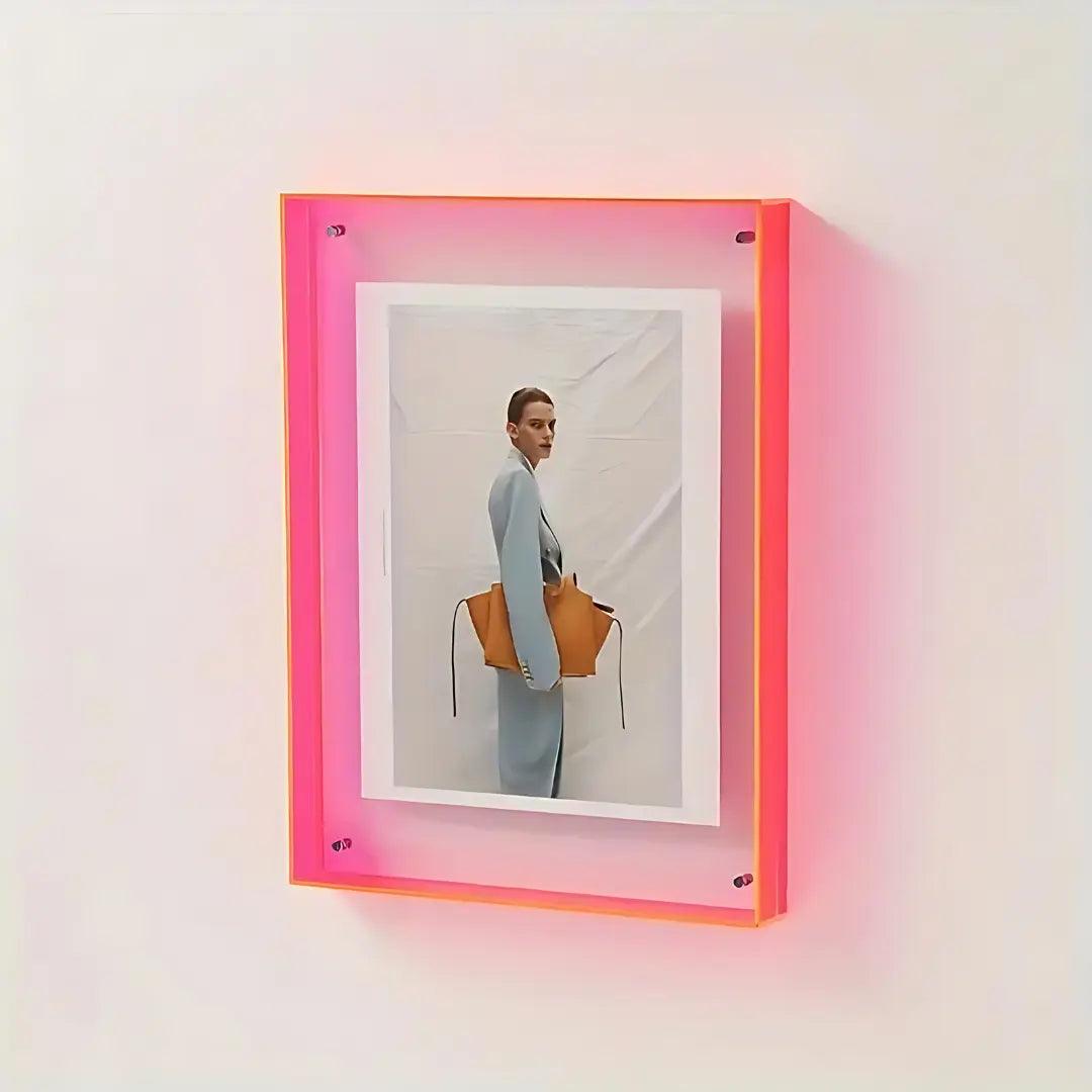 Skorter | AuraFrame - Transparent Neon Light Photo Frame