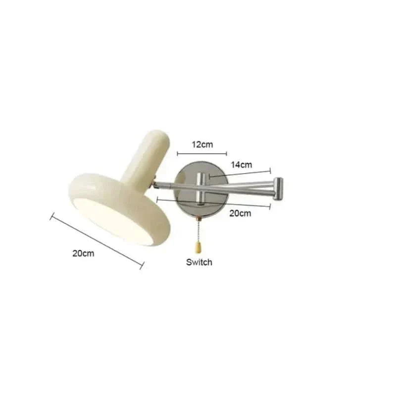 Skorter | Adjustable Metal Swivel LED Wall Lamp 3000K Warm Light