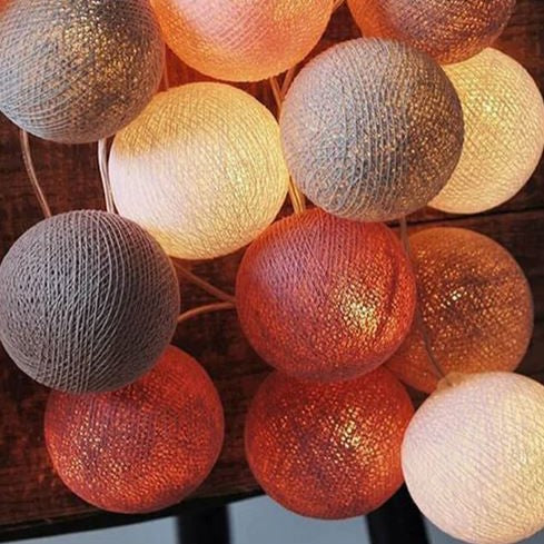 Skorter | Royallure Cotton Balloon String Lights – Cozy Decoration for Home & Celebrations