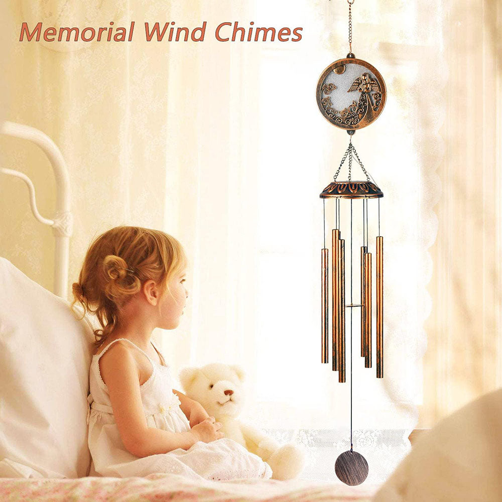 Skorter | Vintage solar-powered angel wind chimes