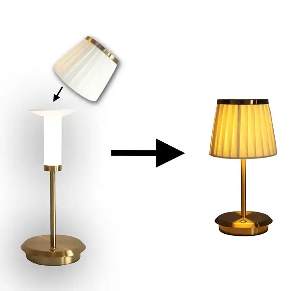 Skorter | Vintage Elegant Touch Dimmable Table Lamp
