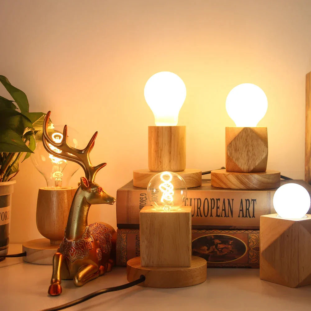 Skorter | RusticGleam - Vintage Tree Table Lamp