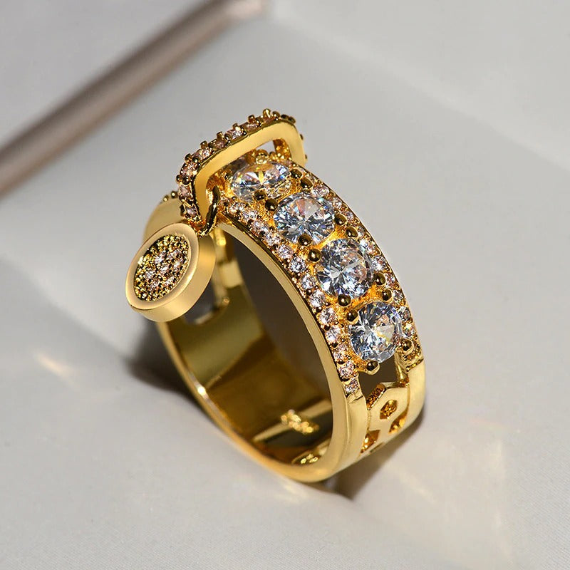 Skorter | Vintage-Inspired Zircon Filled Fashion Jewelry Rings