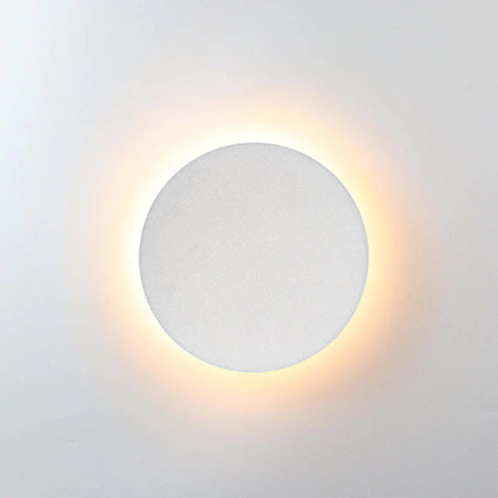 Skorter | LunaGlow - Minimalist LED Wall Lamps Black Metal for Garden and Hallway