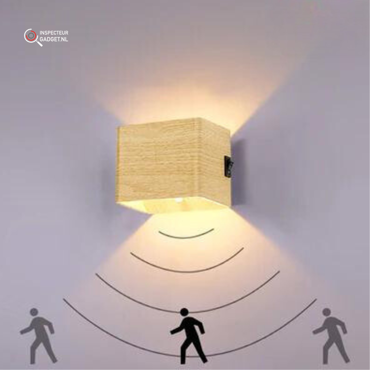 Skorter | Wireless Rechargeable Wall Lamp | Adjustable Up & Down Light, USB Powered for Home Decor & Cozy Ambiance