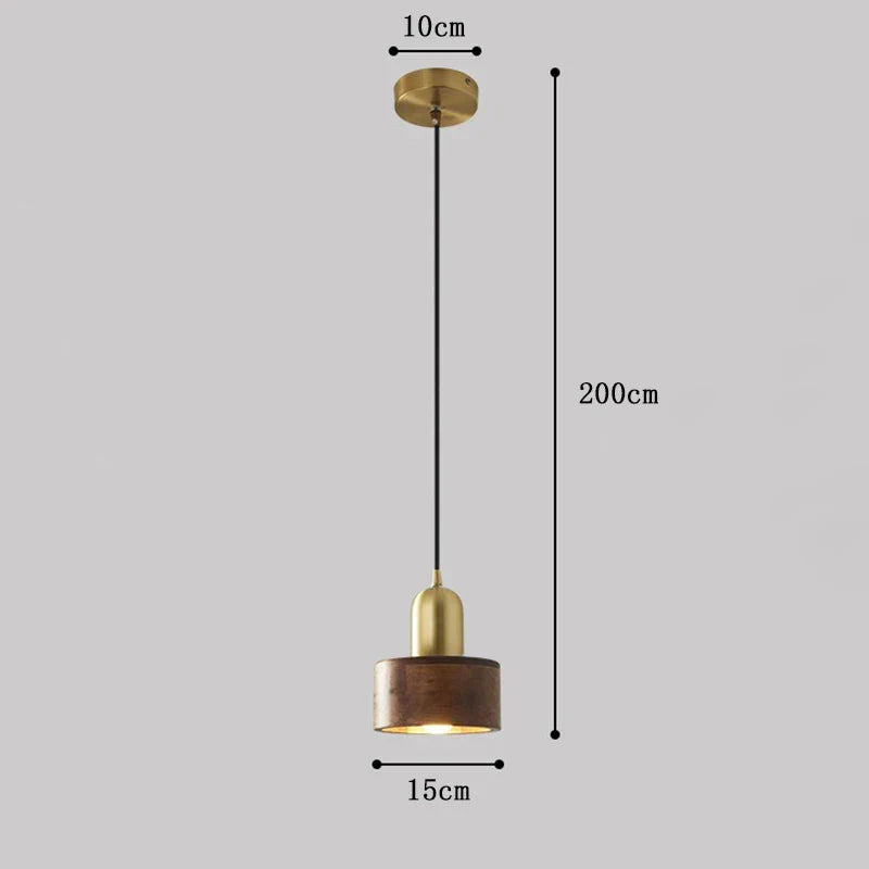 Skorter | OakEcho - Oak Wood Hanging Lamp
