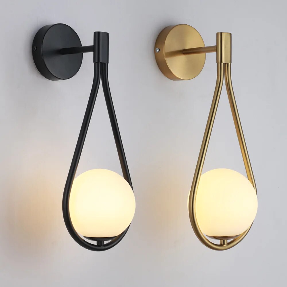 Skorter | LED Modern Nordic Wall Light Fixture - Adjustable Sconce for Living Room, Bedroom & Hallway Lighting