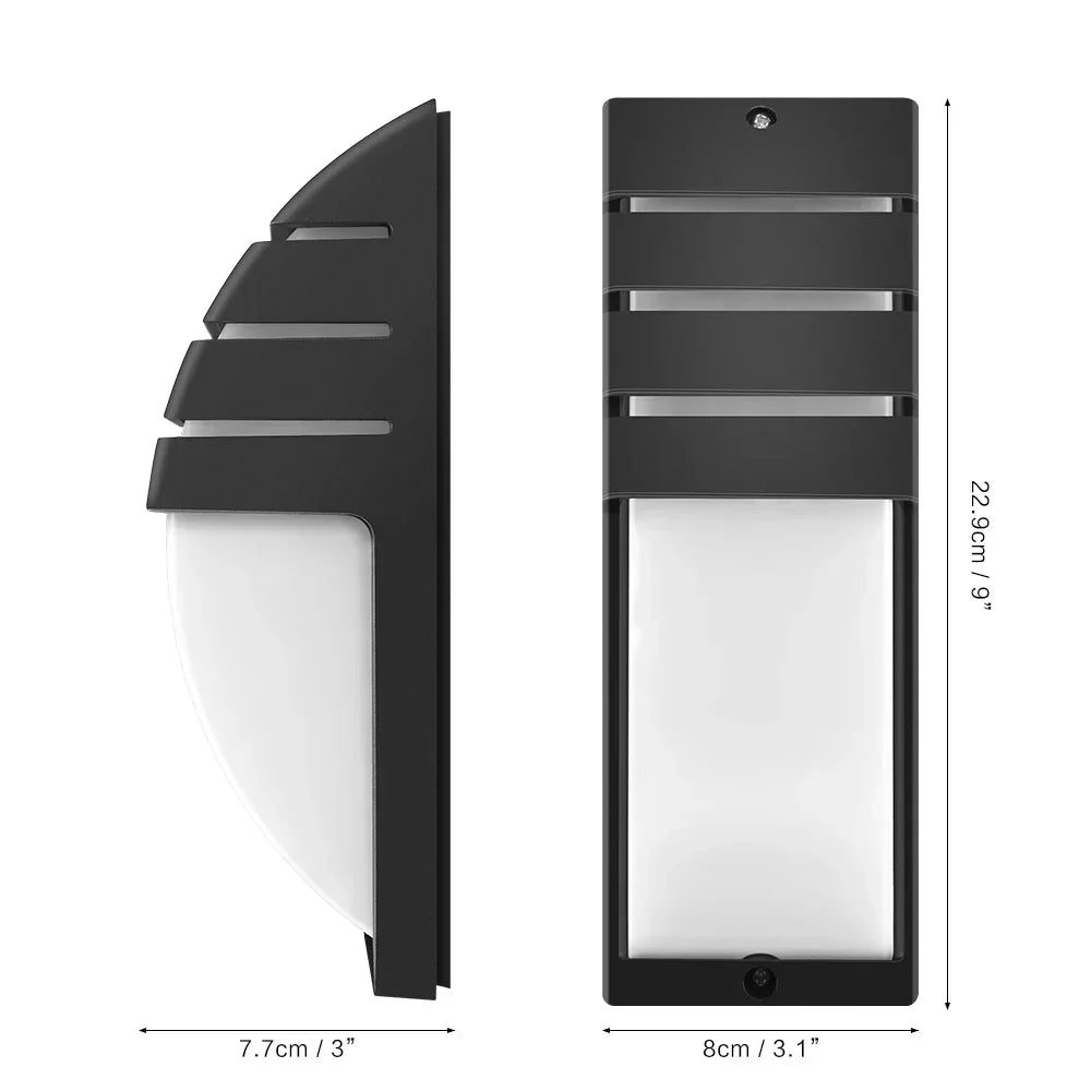 Skorter | LumiWall - Waterproof LED Outdoor Light for Veranda – Weather Resistant Wall Lamp