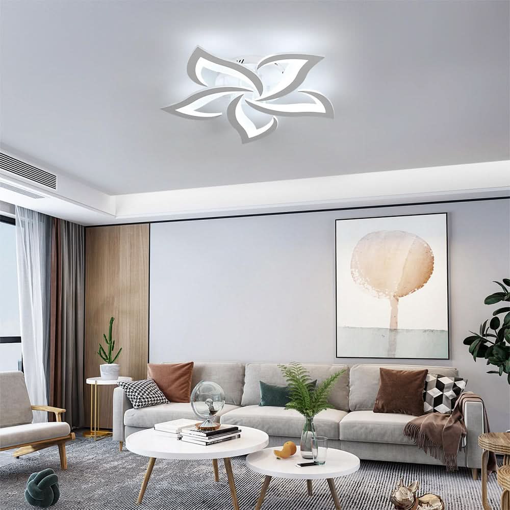 Skorter | Modern Flower-Shaped LED Ceiling Light for Home Décor