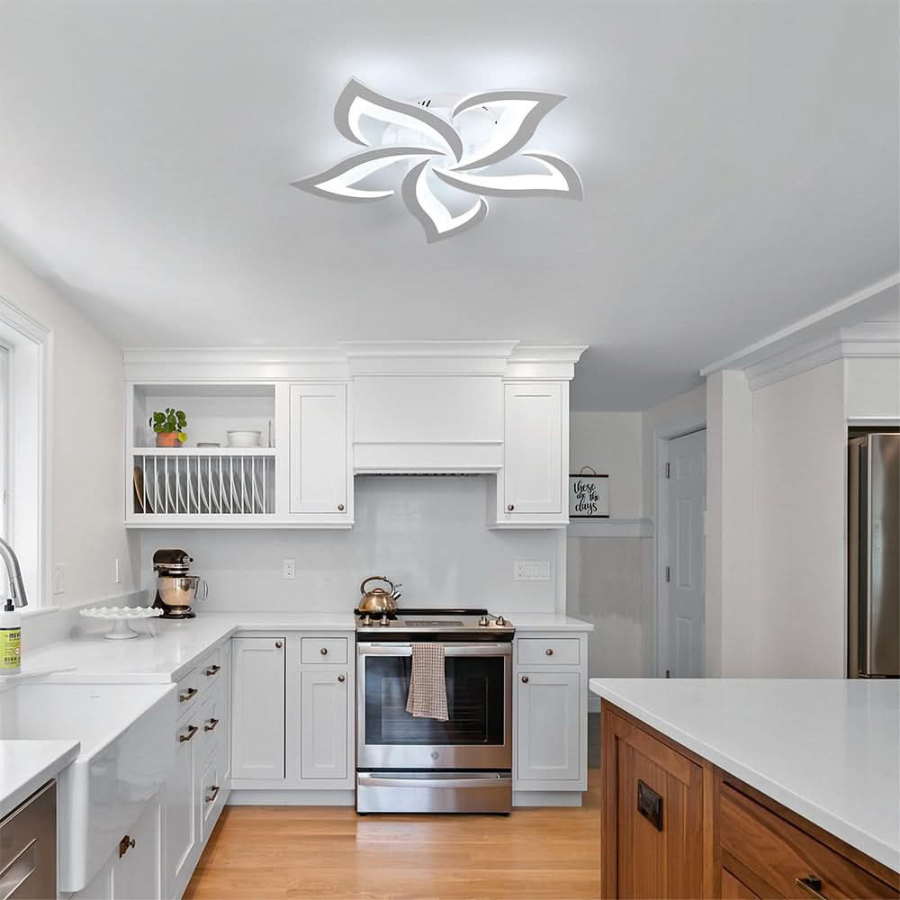 Skorter | Modern Flower-Shaped LED Ceiling Light for Home Décor