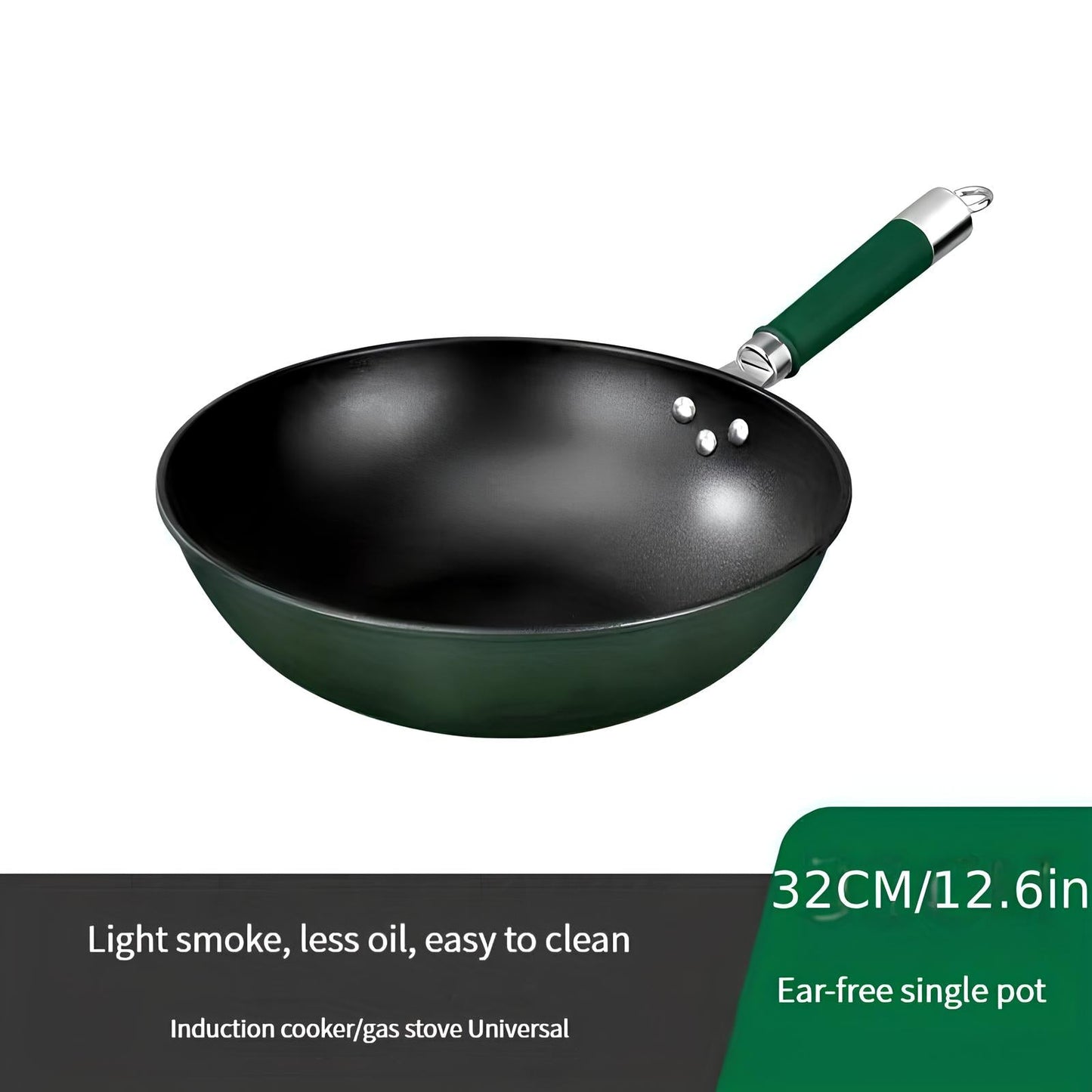 Skorter in green cast iron