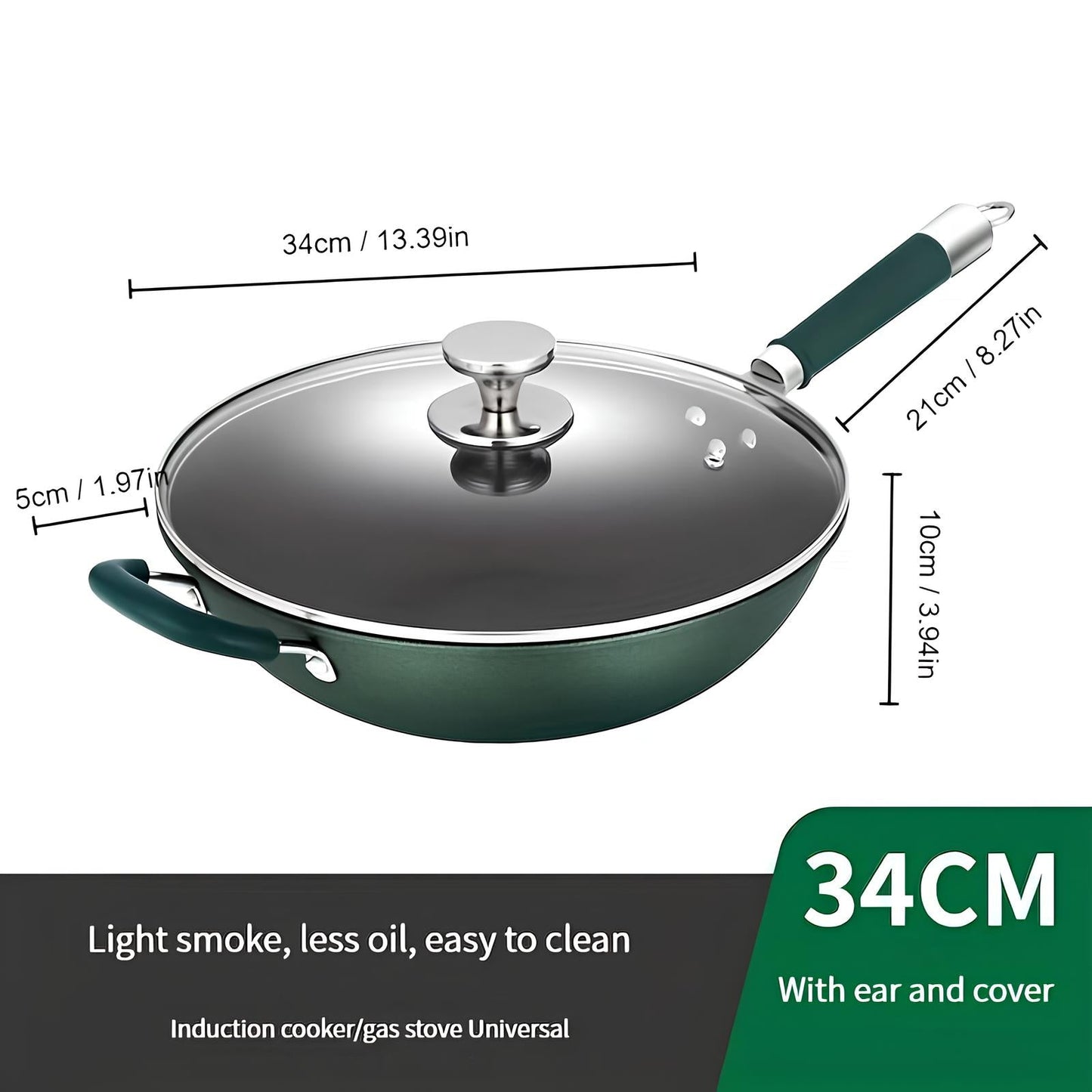 Skorter in green cast iron