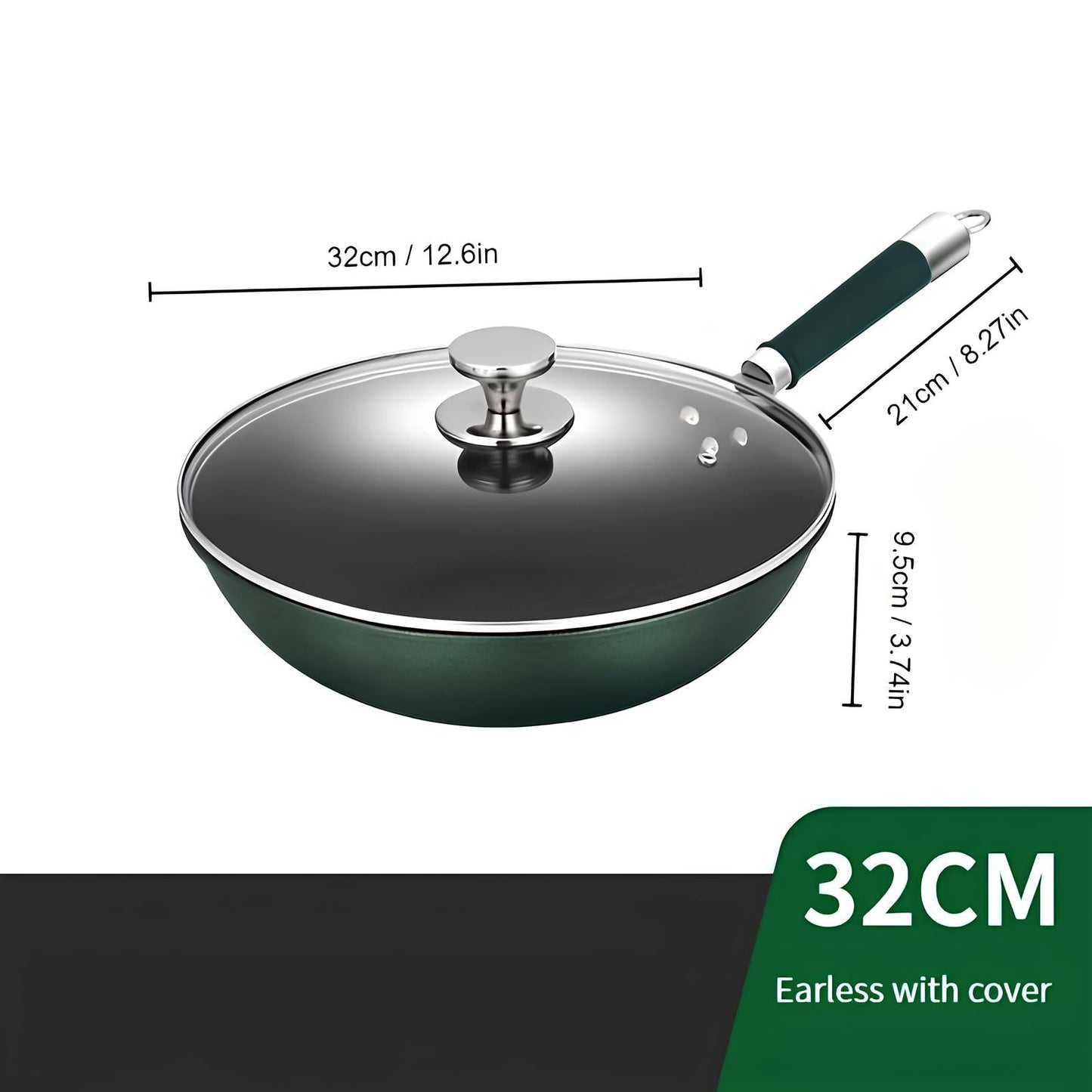 Skorter in green cast iron
