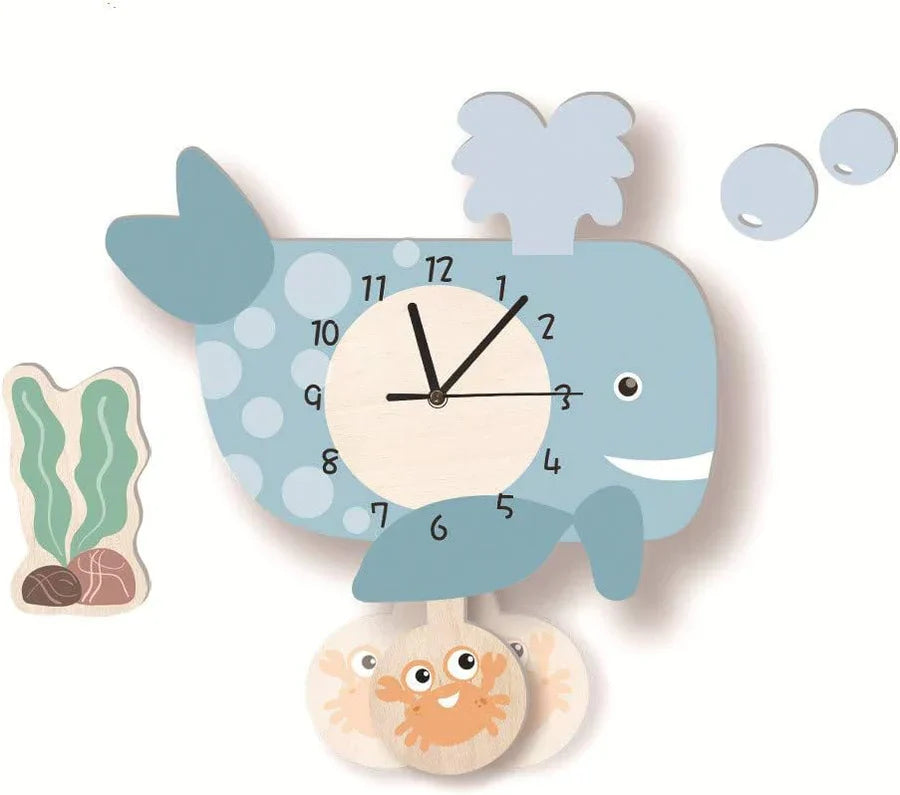 Skorter | Children's Pendant Clock with Animal Patterns