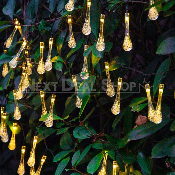 Skorter | XMAS Solar Powered Raindrop Light String