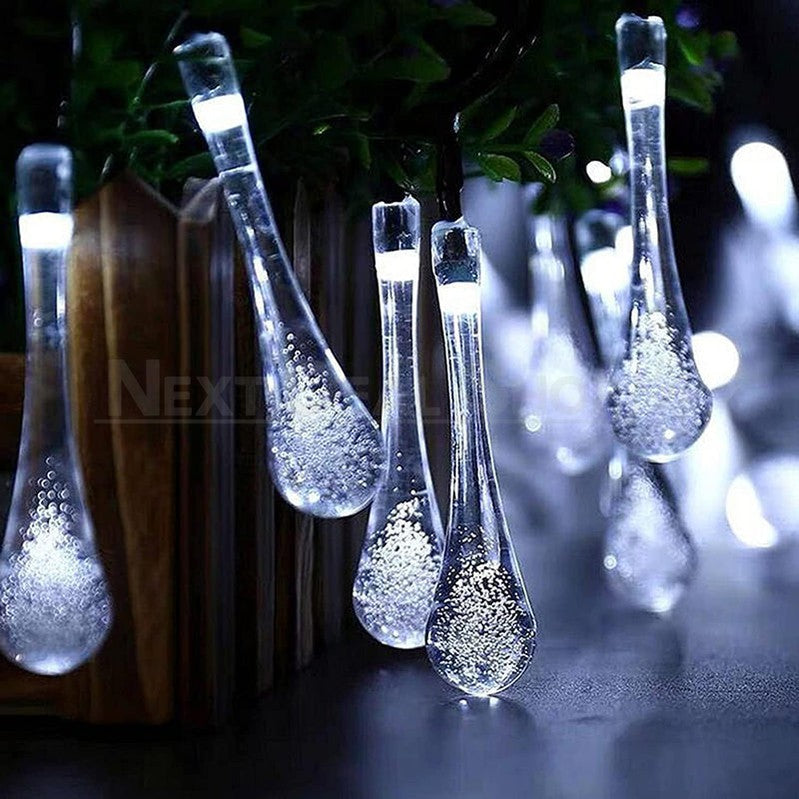 Skorter | XMAS Solar Powered Raindrop Light String