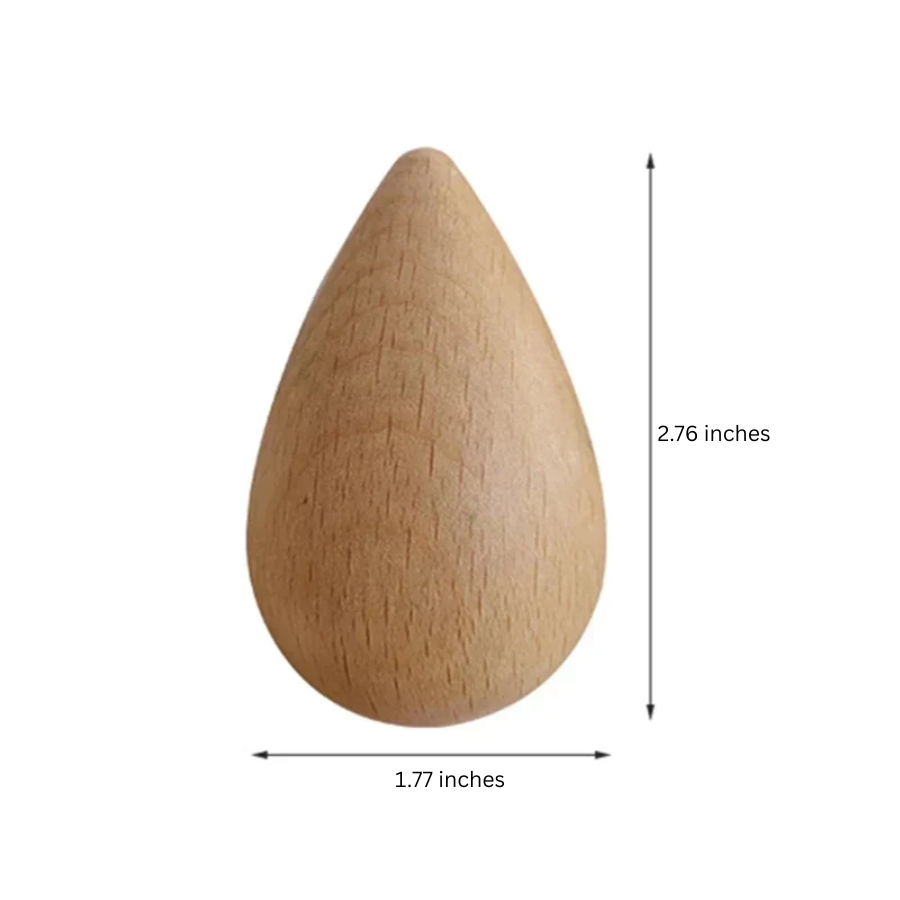 Skorter | Beech Wood Water Drop Wall Coat Holder