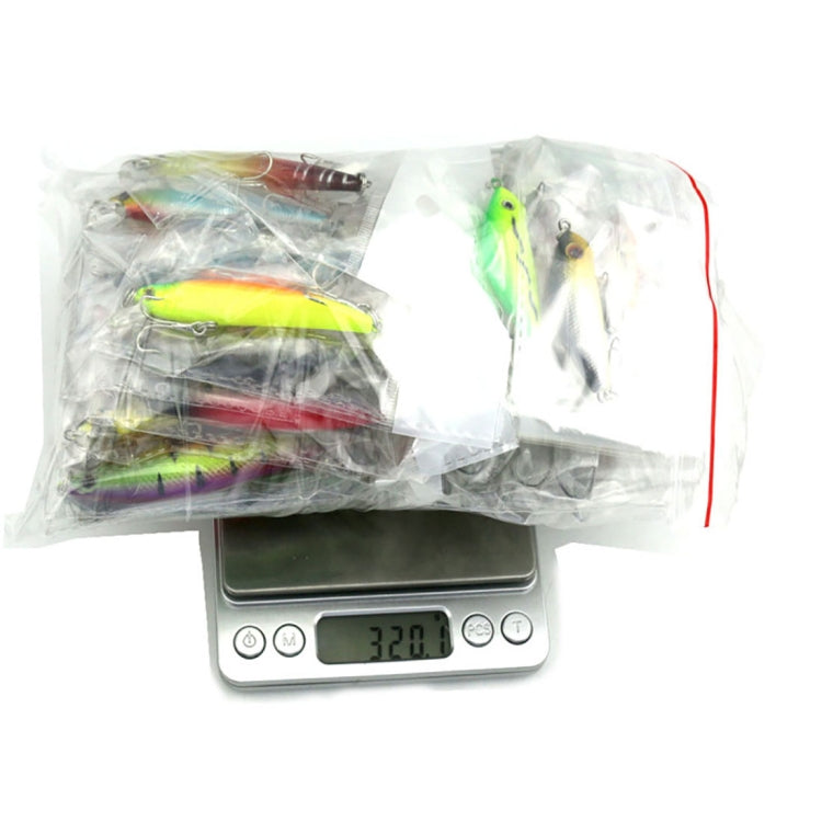 Skorter | HENGJIA Set002 43 PCS Sequin Set Metal Sequins False Bait Fresh Sea Bass Fishing Bait Set, Length: 5 to 10.5cm, Bagged