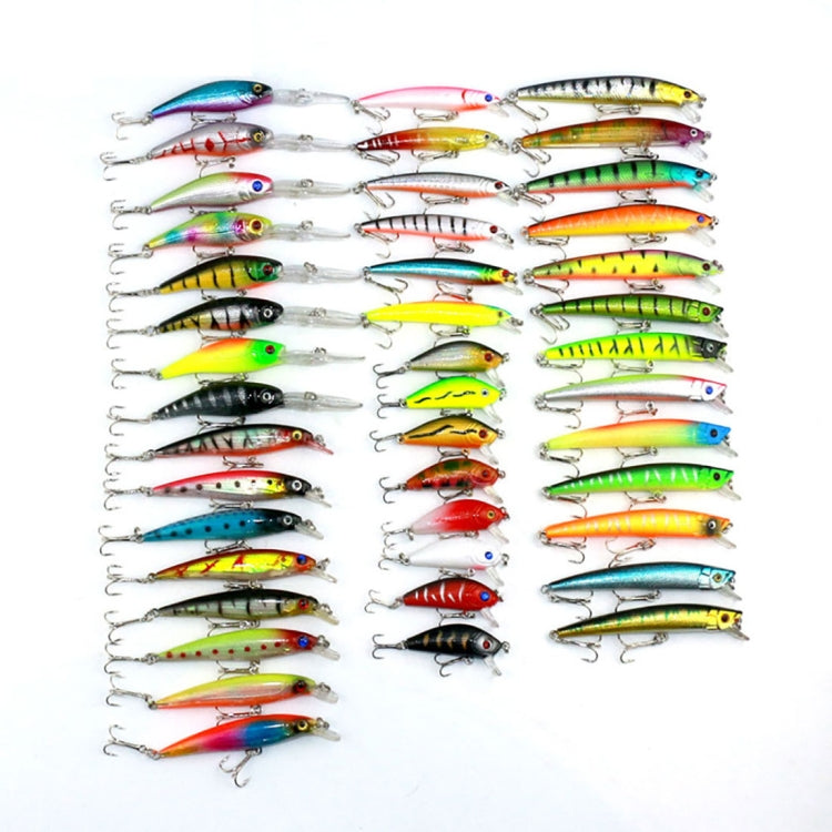 Skorter | HENGJIA Set002 43 PCS Sequin Set Metal Sequins False Bait Fresh Sea Bass Fishing Bait Set, Length: 5 to 10.5cm, Boxed