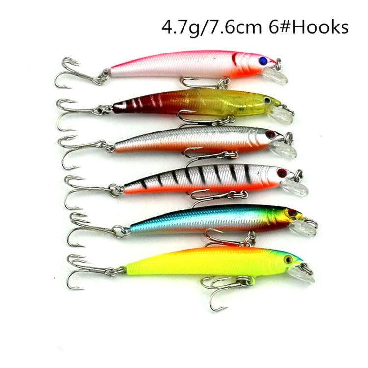 Skorter | HENGJIA Set002 43 PCS Sequin Set Metal Sequins False Bait Fresh Sea Bass Fishing Bait Set, Length: 5 to 10.5cm, Boxed