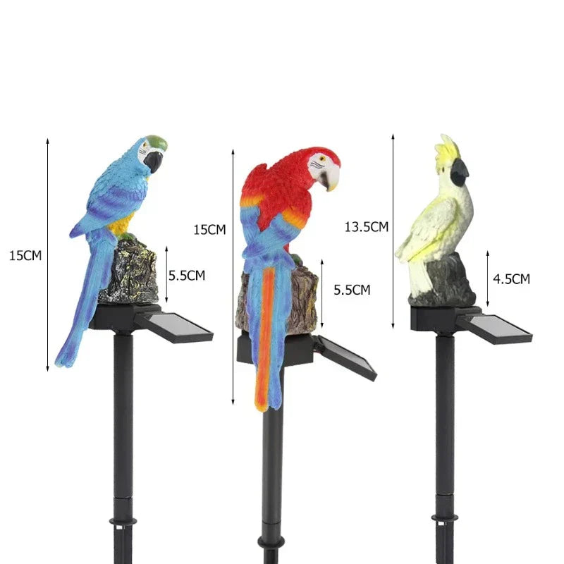 Skorter | SolarLumi – Decorative Solar LED Garden Lamp with Birds – Weatherproof & Energy Saving