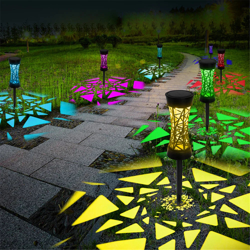 Skorter | GlowPath – Colorful Solar LED Path Lighting