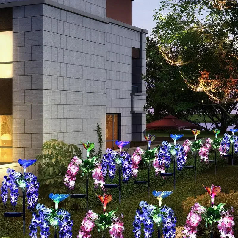 Skorter | LumiBloom – Solar Energy LED Flower Lamps for Garden & Path – Weather Resistant & Energy Efficient