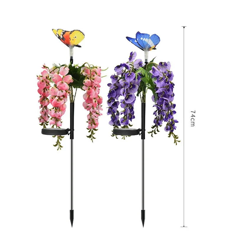 Skorter | LumiBloom – Solar Energy LED Flower Lamps for Garden & Path – Weather Resistant & Energy Efficient